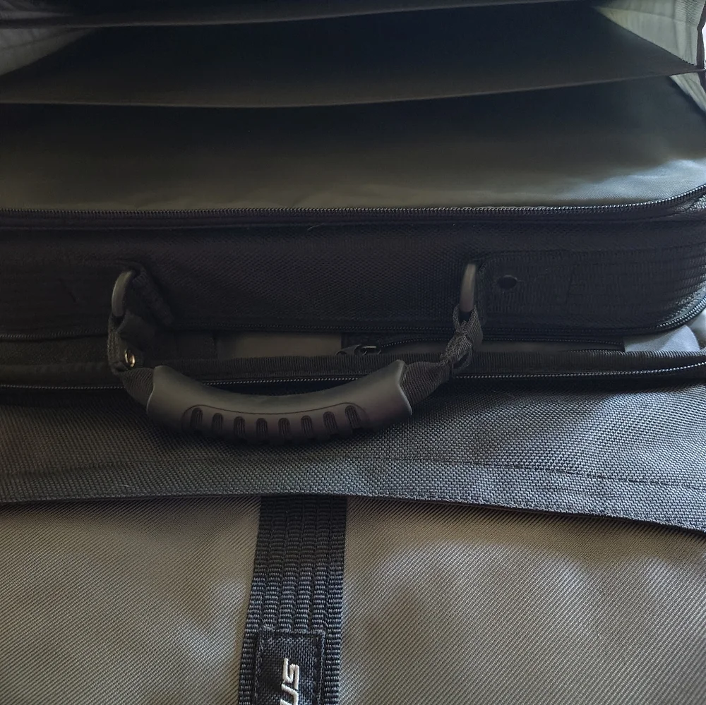 Black and Gray Laptop Bag